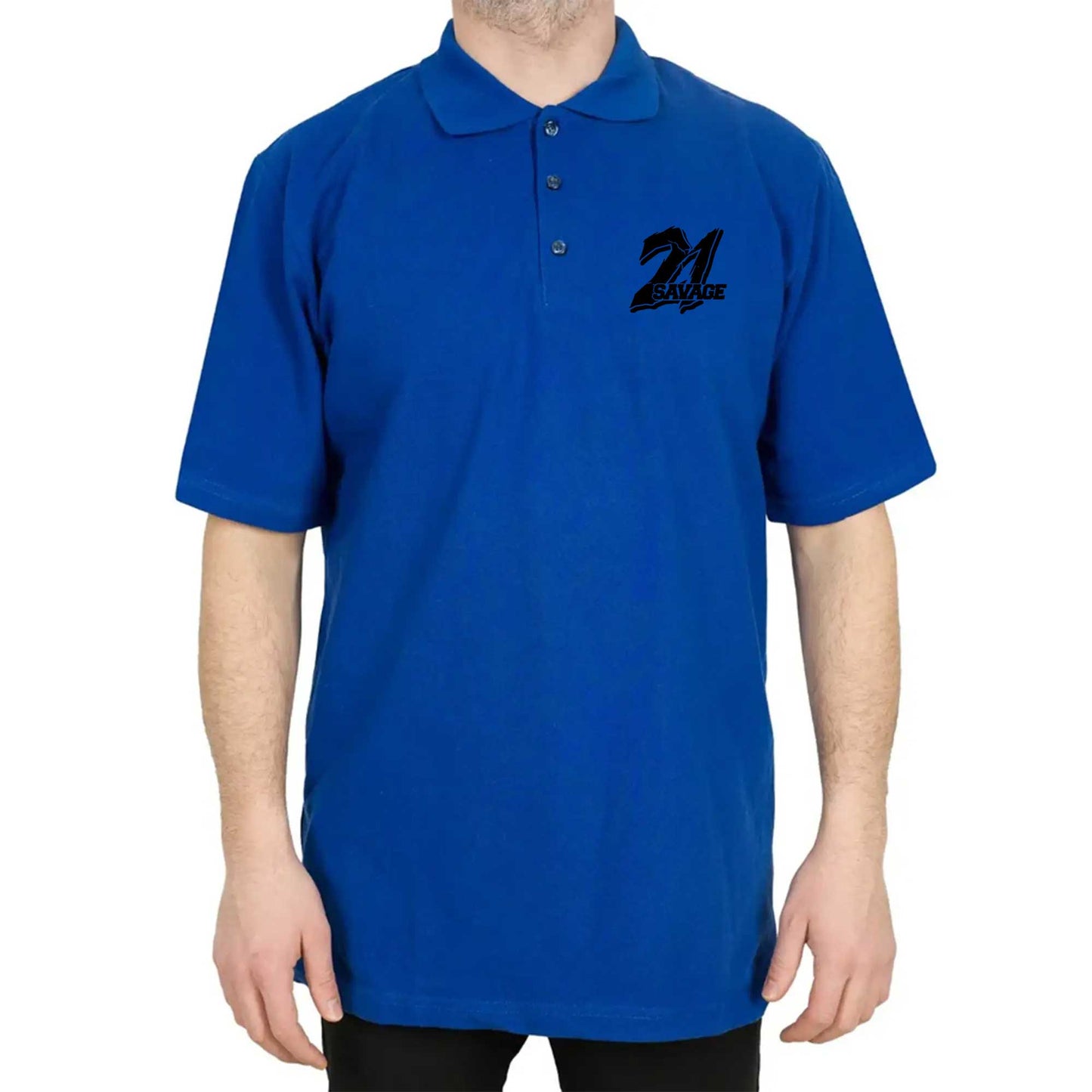 21 Savage Polo Yaka Renkli Tişört