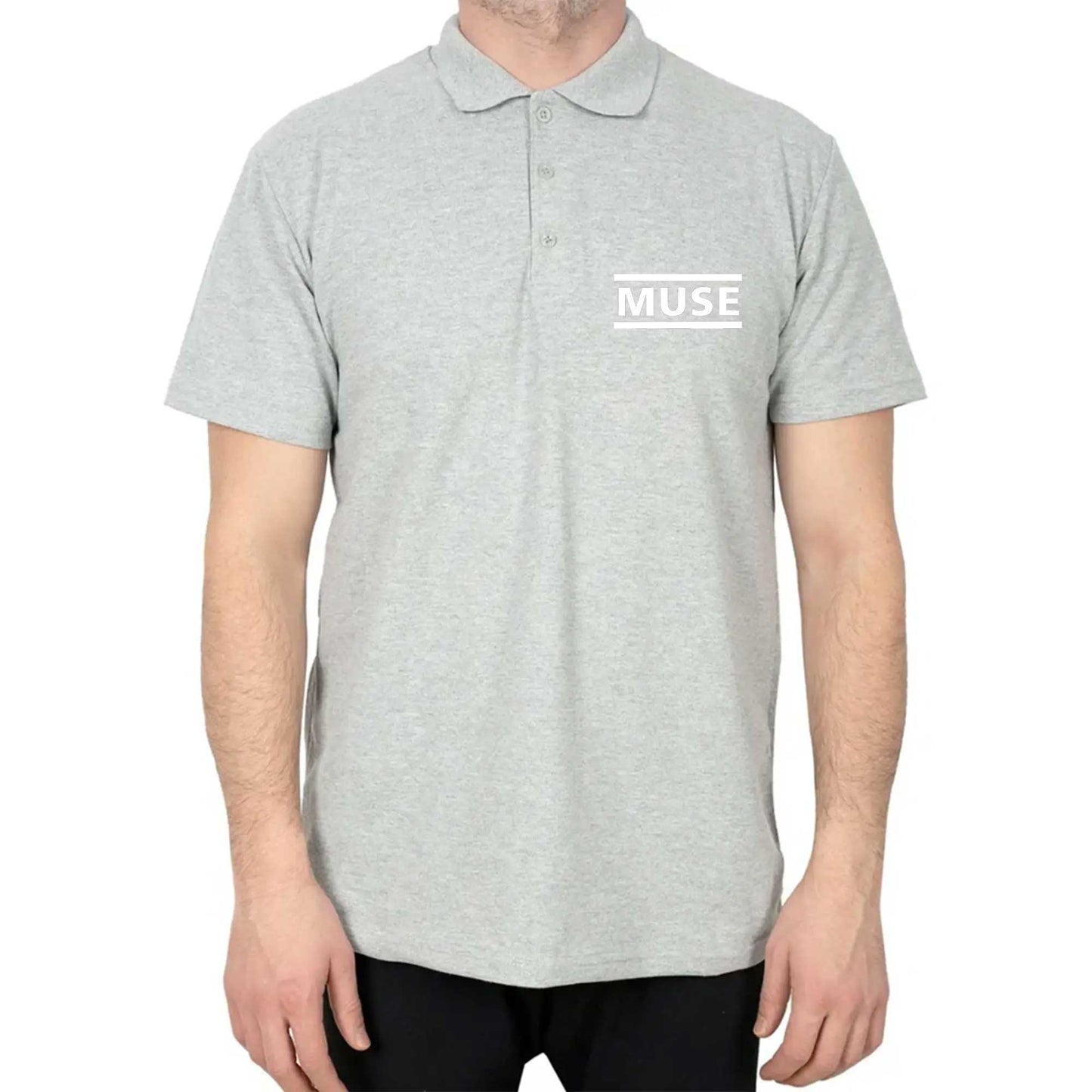 Muse Logo Polo Yaka Renkli Tişört