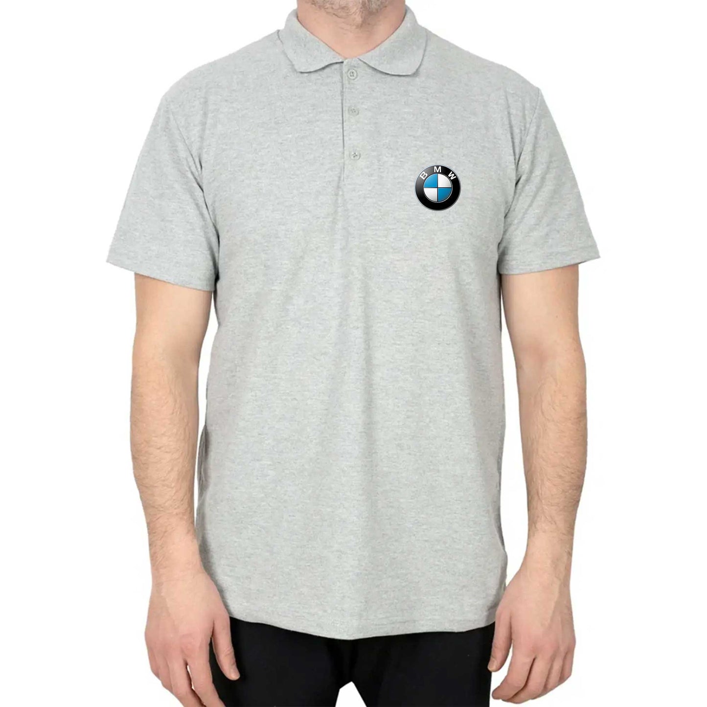 BMW Logo Polo Yaka Renkli Tişört