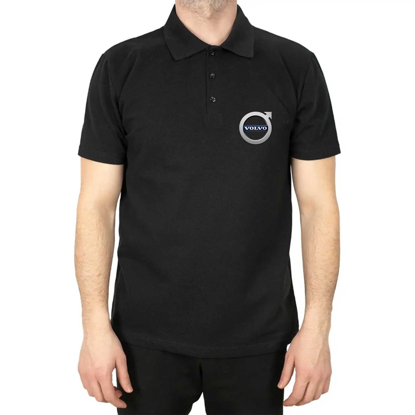 Volvo Logo Polo Yaka Renkli Tişört
