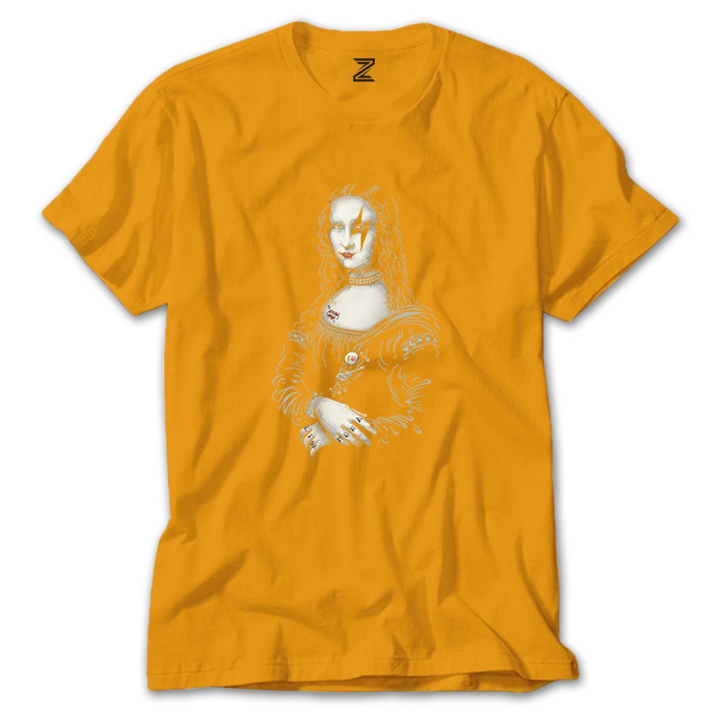 Mona Lisa Rock Renkli Tişört