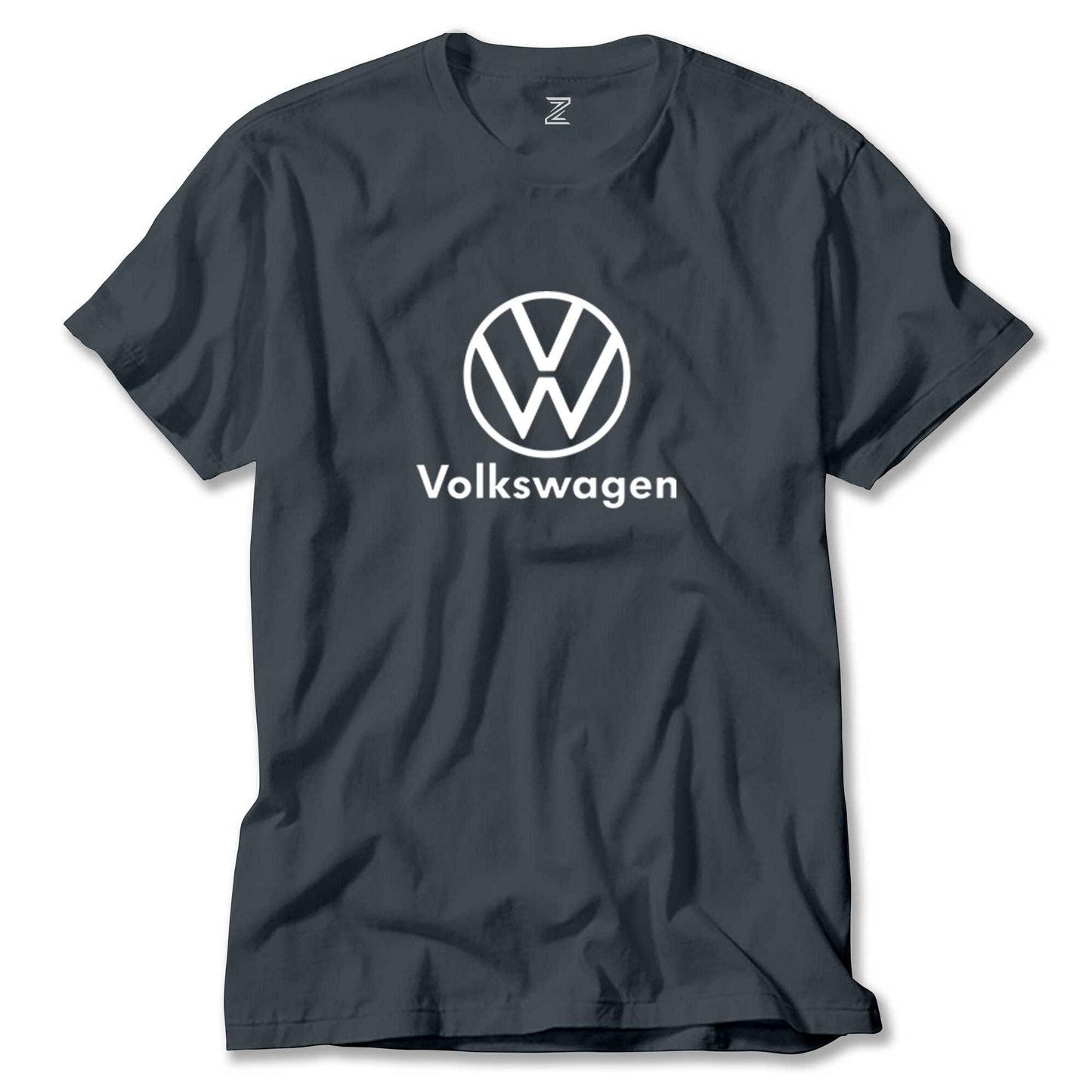 Volkswagen New Logo Text Renkli Tişört