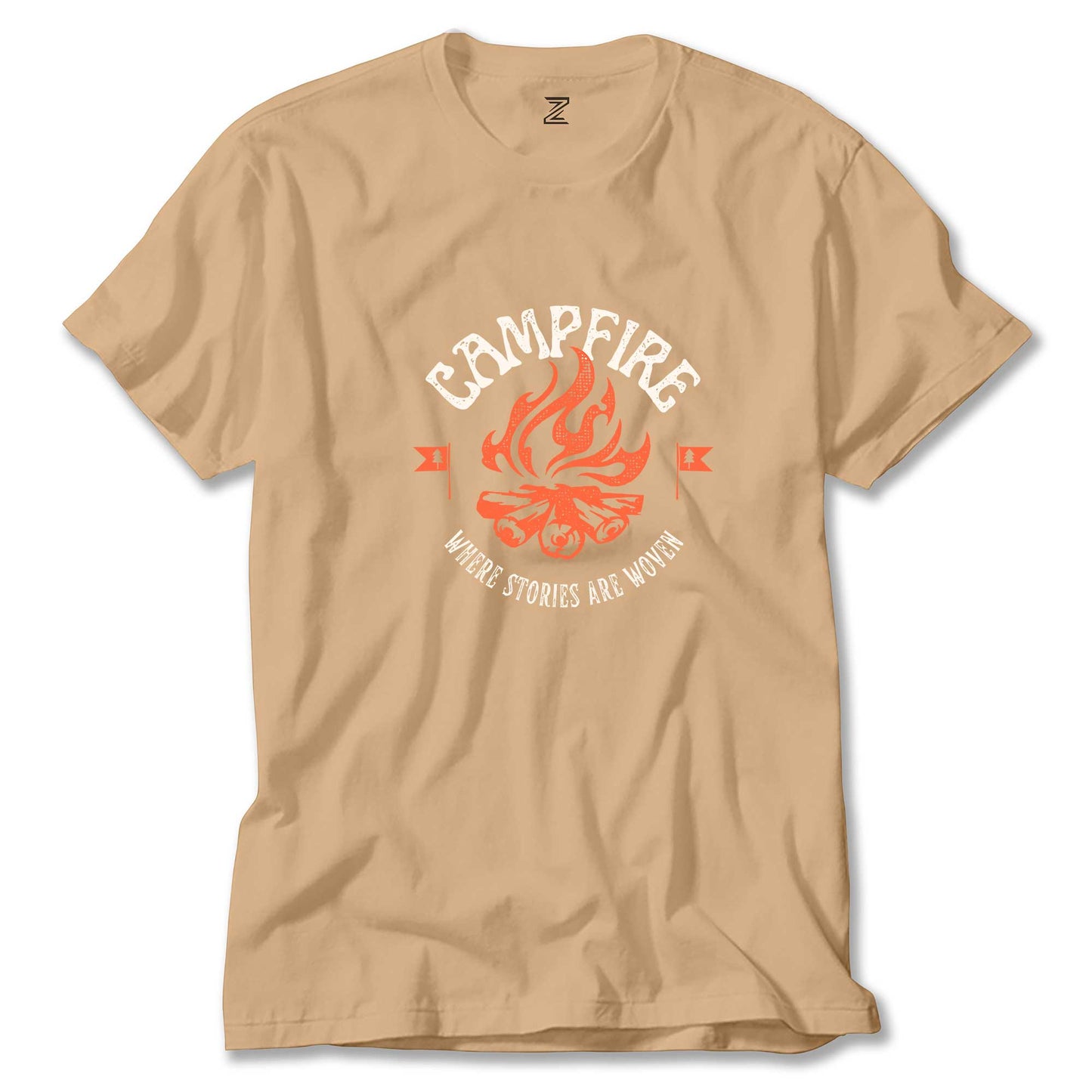Camp Fire Renkli Tişört