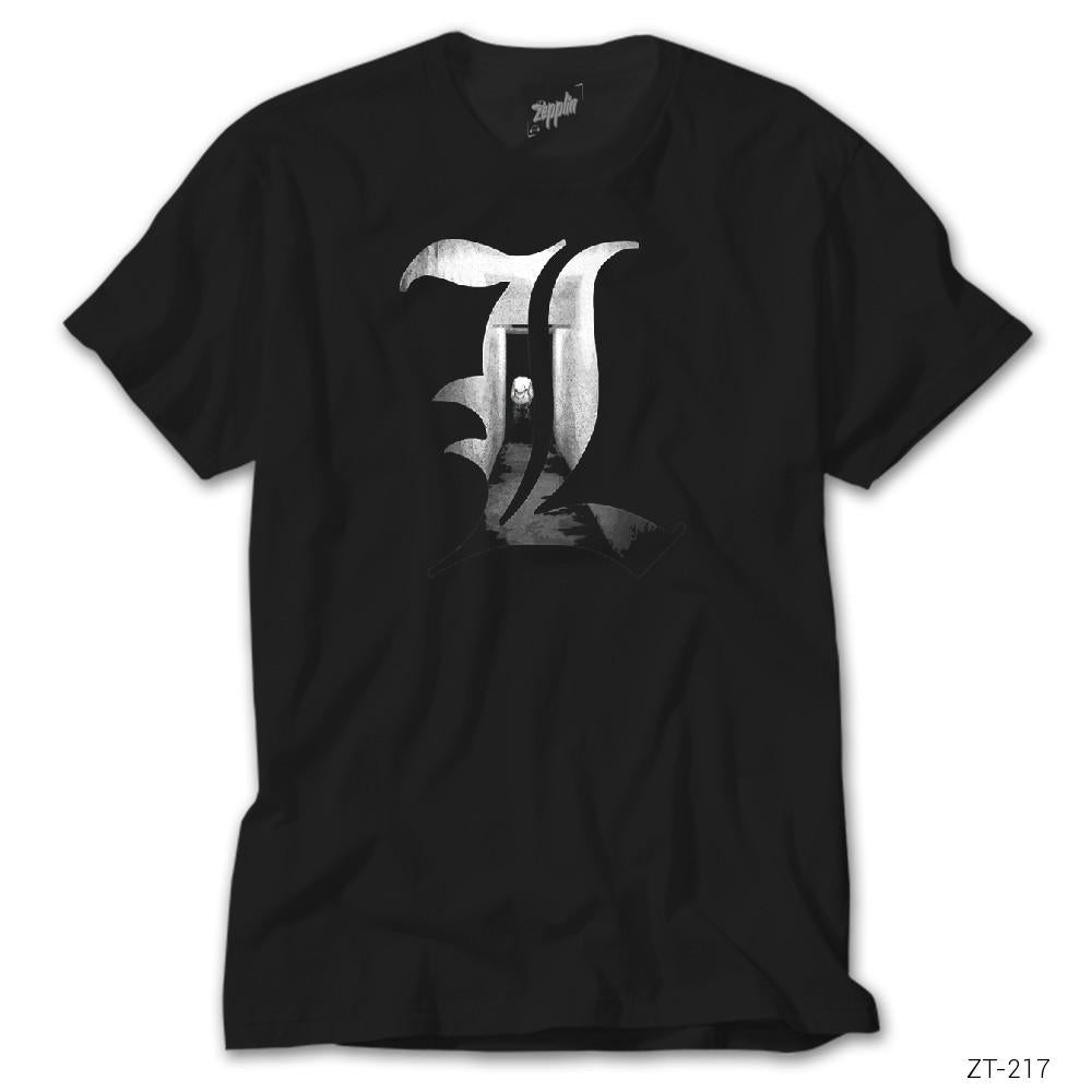 CrowsGate Death Note L Siyah Tişört