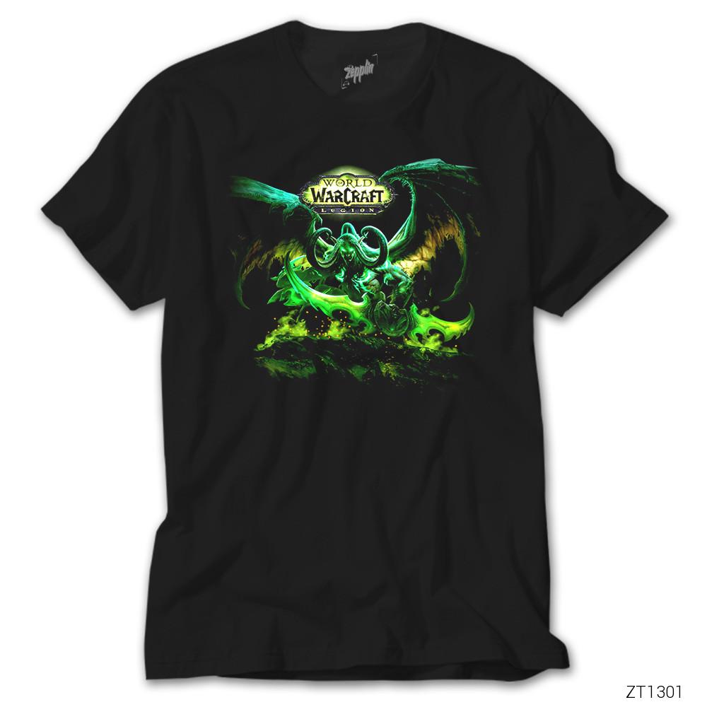 CrowsGate World of Warcraft Lord of the Outland Siyah Tişört