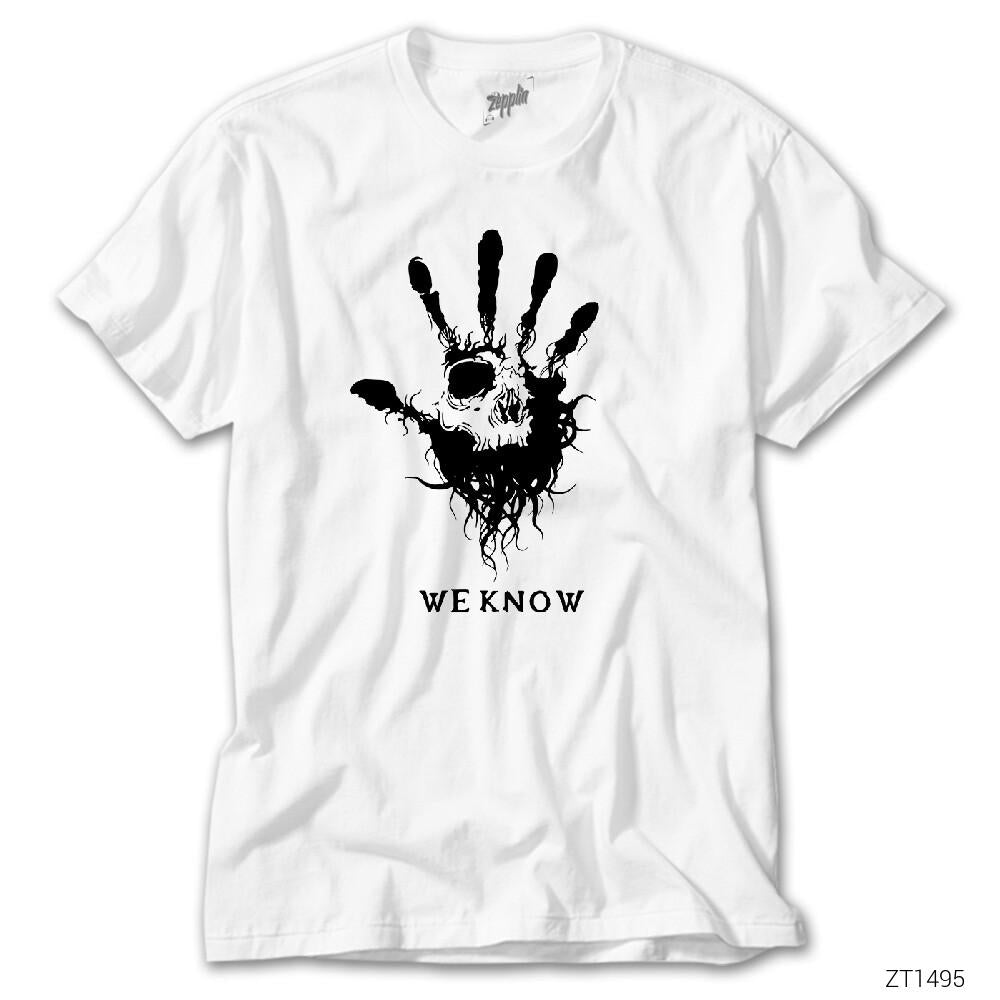 CrowsGate We Know Beyaz Tişört