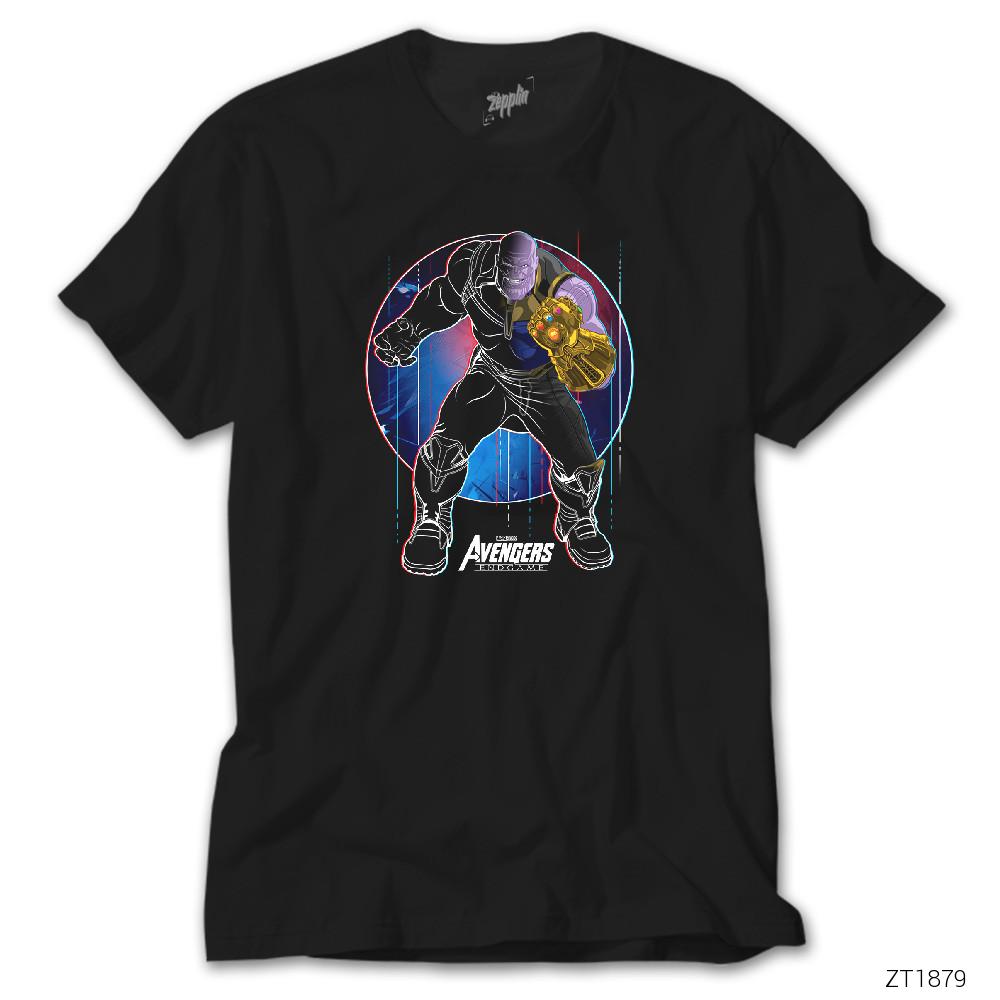 CrowsGate Avengers Thanos Punch Siyah Tişört