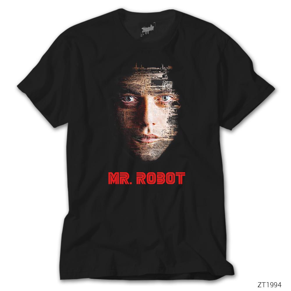 CrowsGate Mr Robot Elliot Motherboard Siyah Tişört