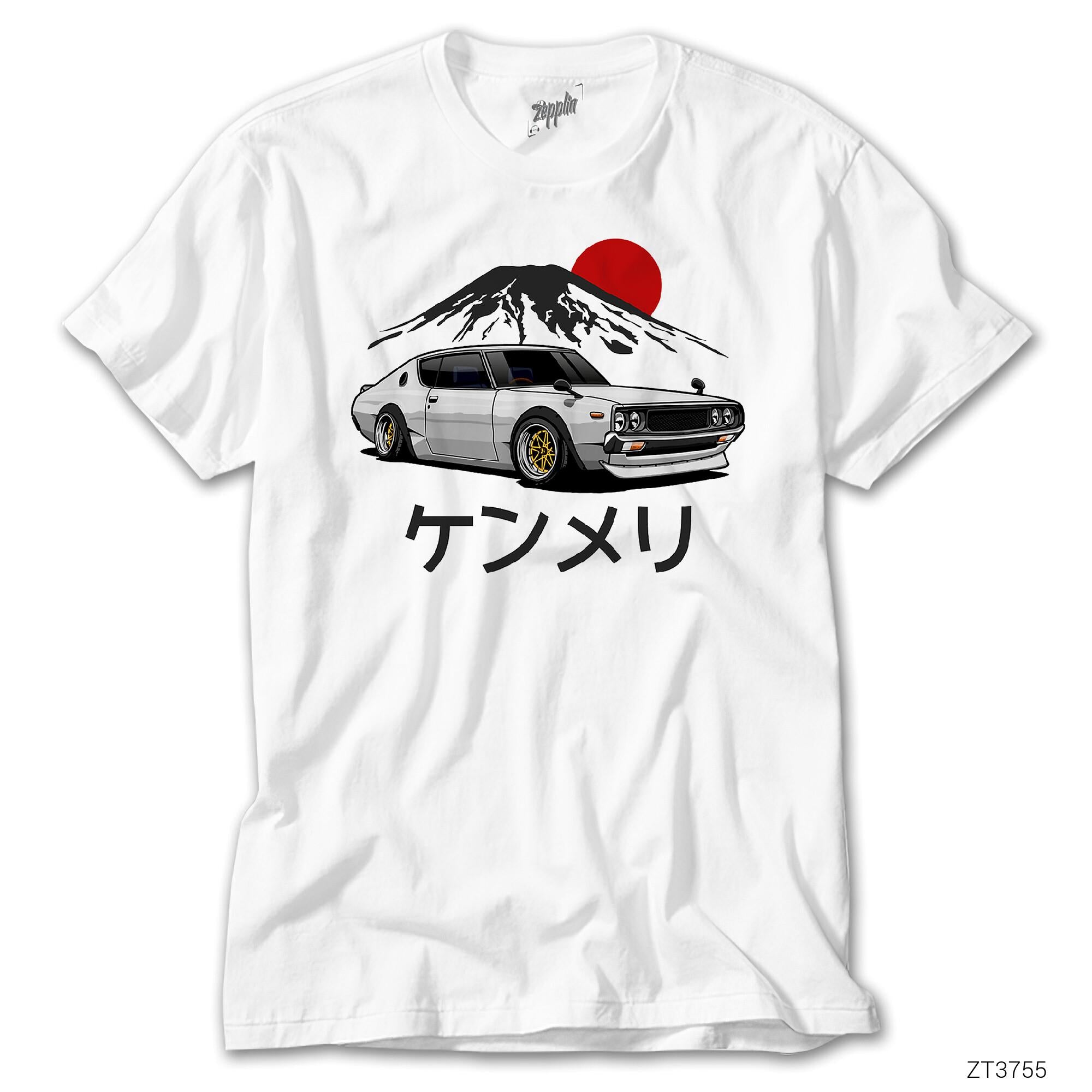 Skyline Gtr Kenmeri Beyaz Tişört