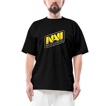 Navi Team Oversize Siyah Tişört