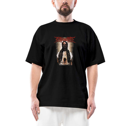 Ingested Cover Oversize Siyah Tişört