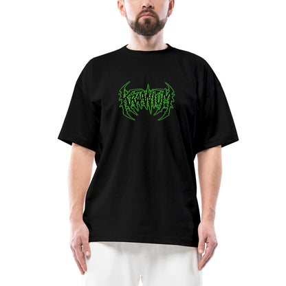 Kraanium Oversize Siyah Tişört