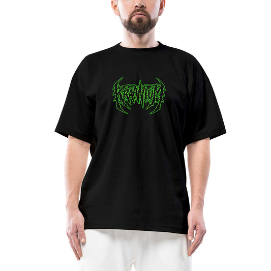 Kraanium Oversize Siyah Tişört