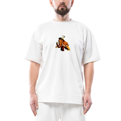 Buz Devri Team Manny Oversize Beyaz Tişört