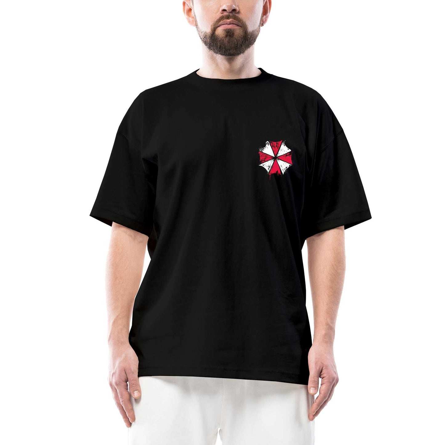 Umbrealla Academy Oversize Siyah Tişört