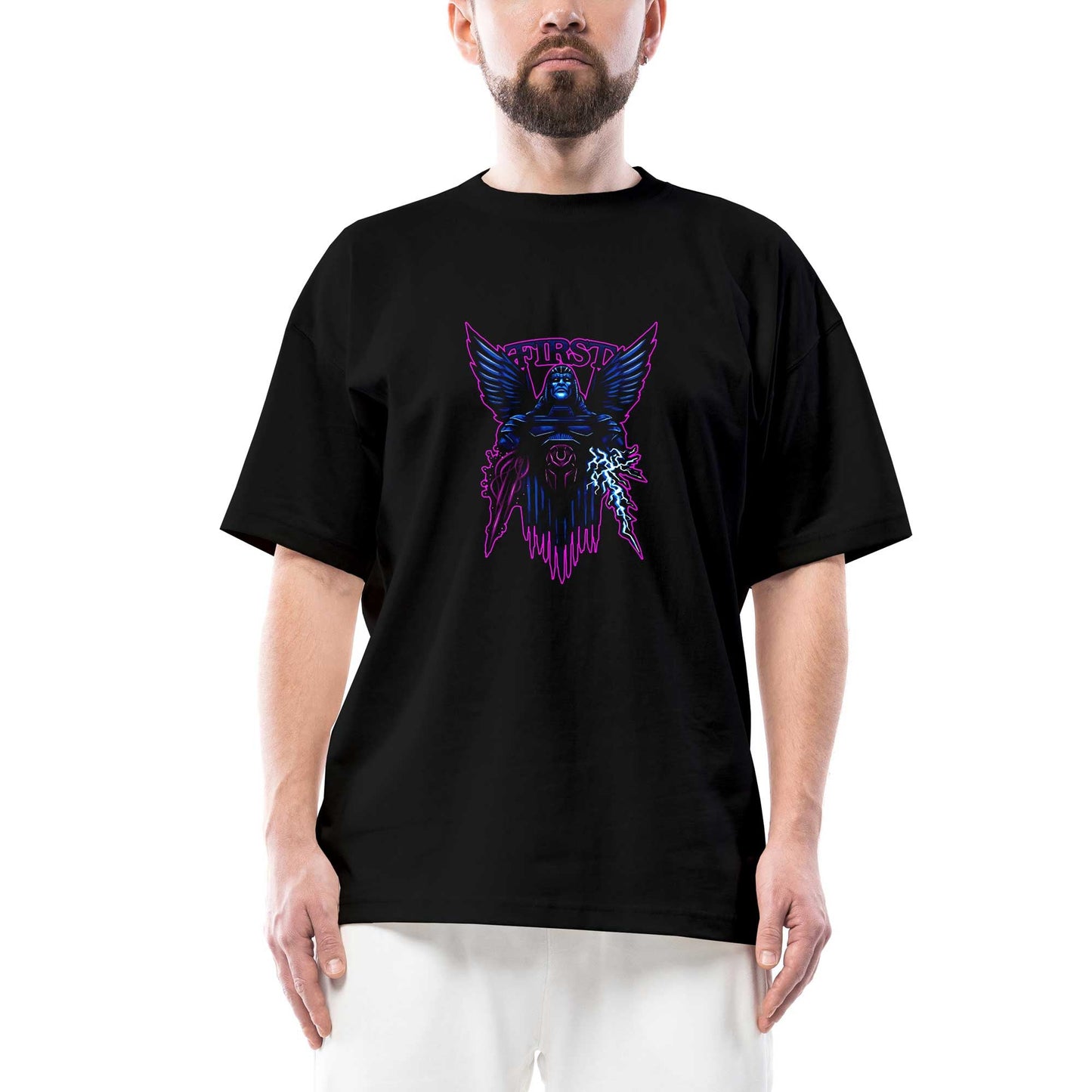X men First Mutant Oversize Siyah Tişört