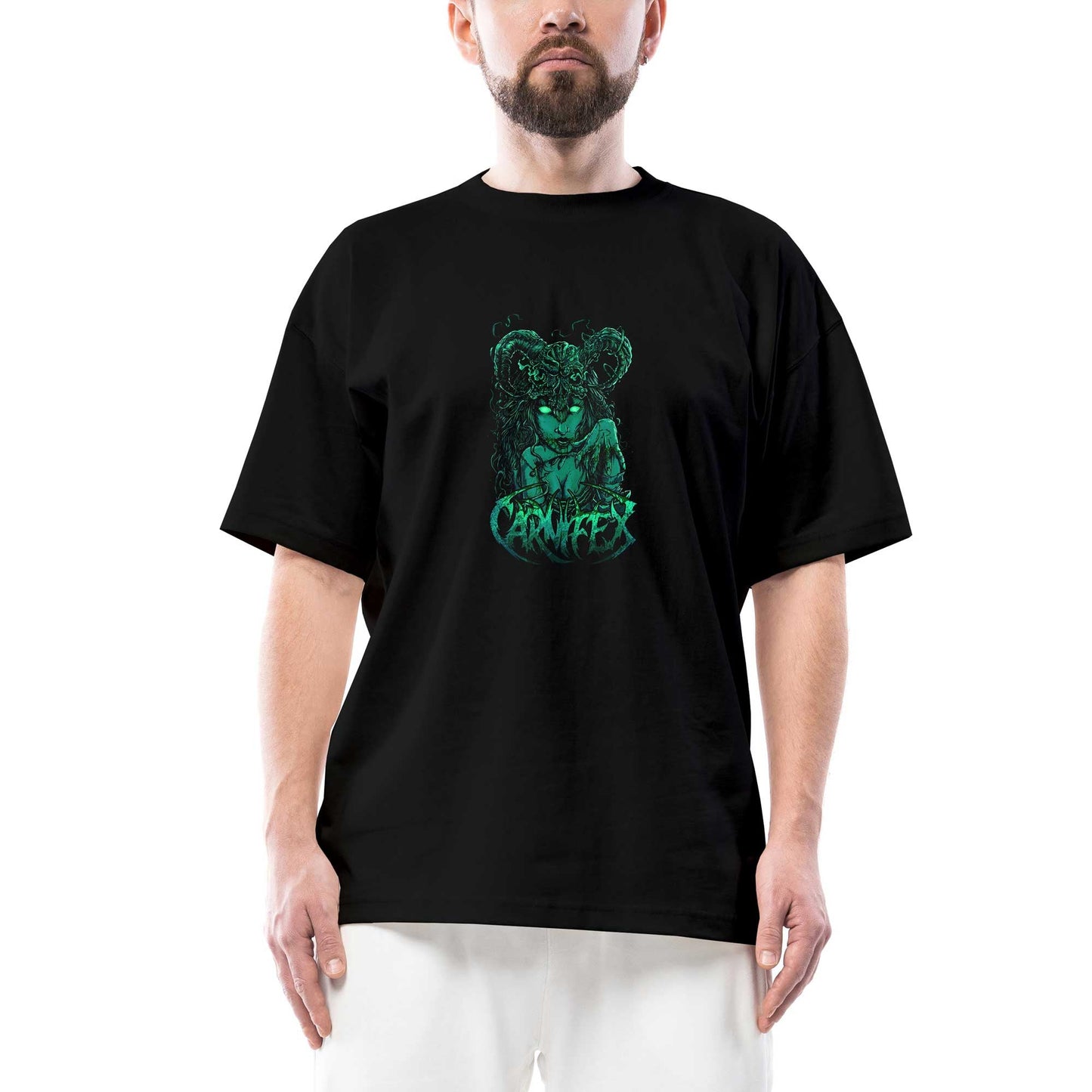 Carnifex Oversize Siyah Tişört