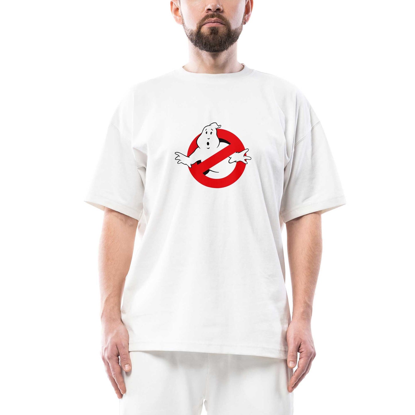 Ghostbusters Light Oversize Beyaz Tişört