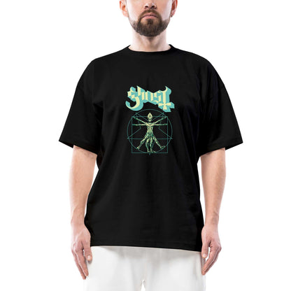 Ghost Zombie Oversize Siyah Tişört
