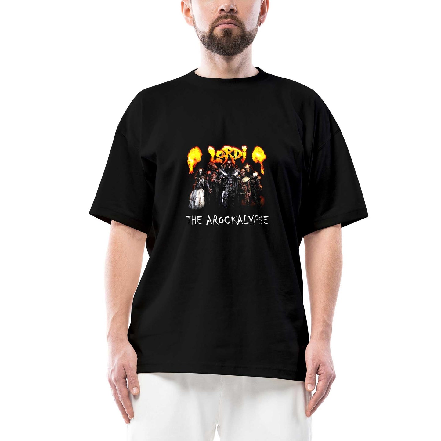 Lordi The Arockalypse Hard Rock Hallelujah Oversize Siyah Tişört