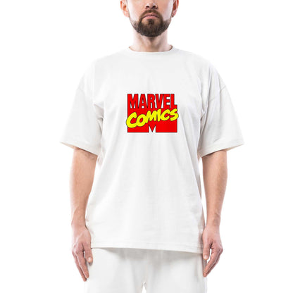 Marvel Comics Oversize Beyaz Tişört