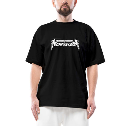 Non Phixion Oversize Siyah Tişört