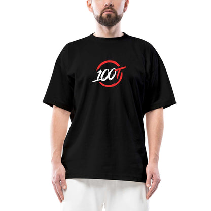 100 Thieves Oversize Siyah Tişört