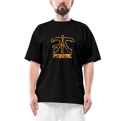 Fnatic Fired Up Oversize Siyah Tişört