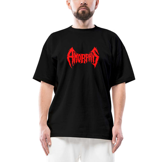 Amorphis Oversize Siyah Tişört