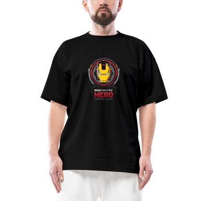 Iron Man The Invincible Oversize Siyah Tişört