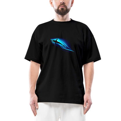 Killer Whale Oversize Siyah Tişört