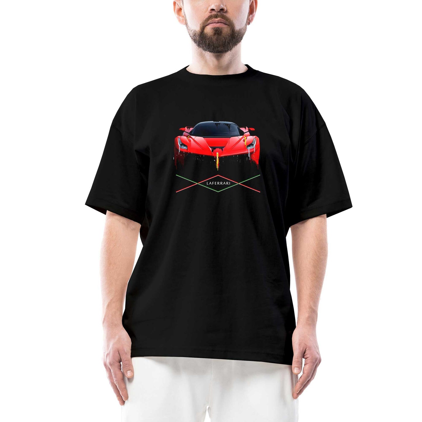 LaFerrari Oversize Siyah Tişört