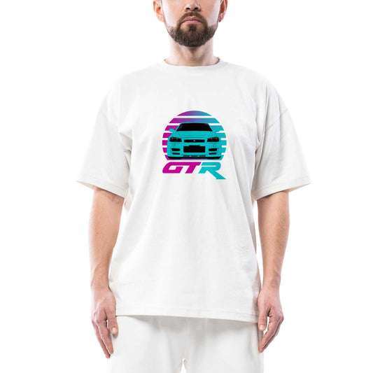 Nissan GTR R34 Z Tune Oversize Beyaz Tişört