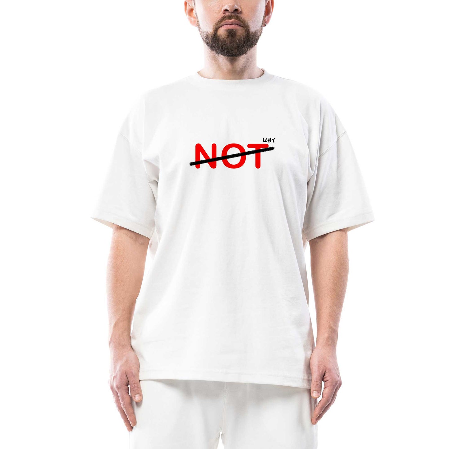 Why Not Oversize Beyaz Tişört
