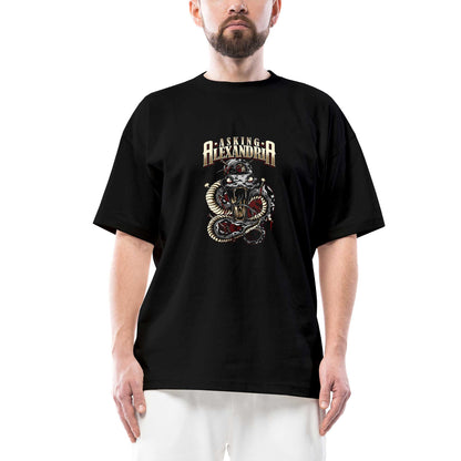 Asking Alexandria Snake Oversize Siyah Tişört