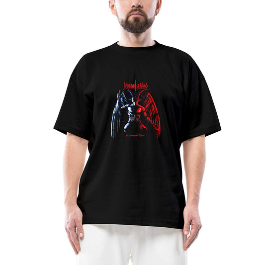 Baphomet is Blood Oversize Siyah Tişört