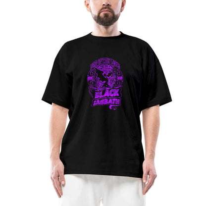 Black Sabbath Lord of This Oversize Siyah Tişört