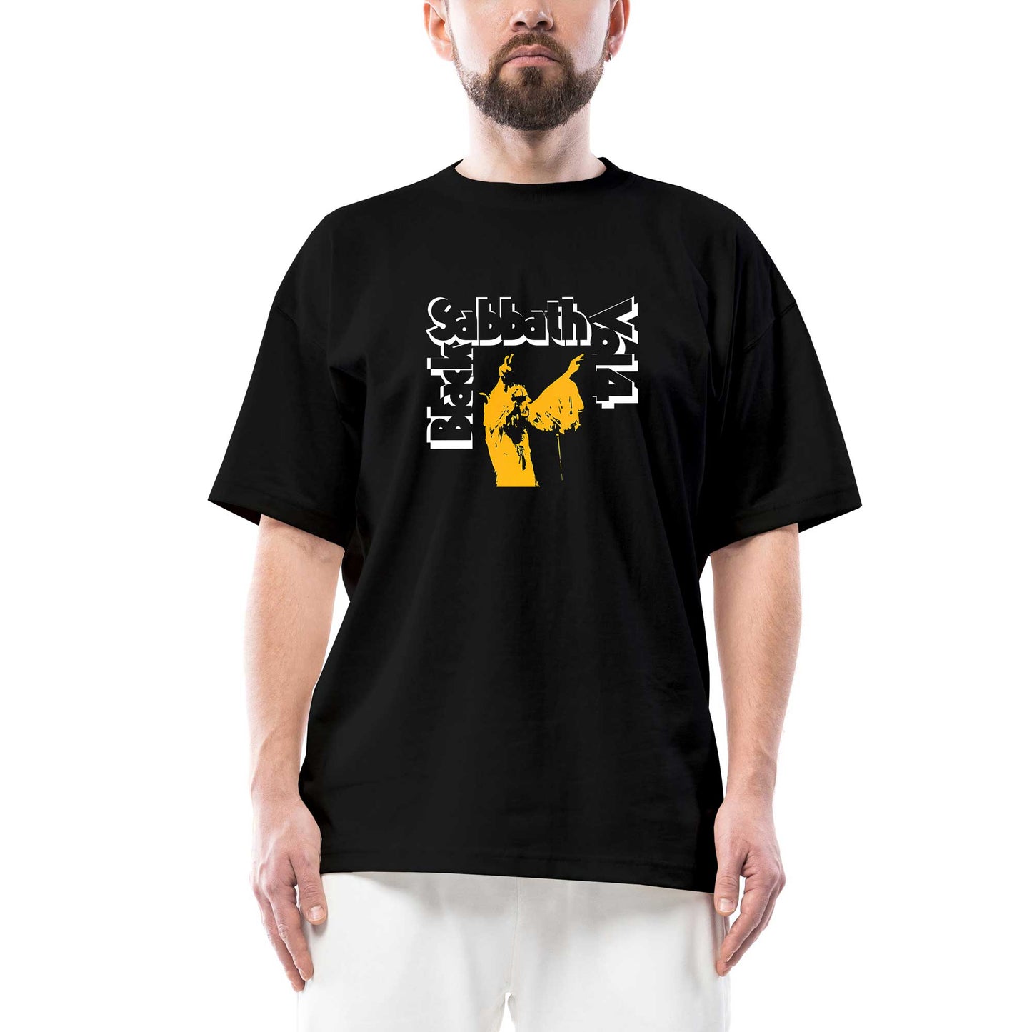 Black Sabbath Vol 4 Oversize Siyah Tişört