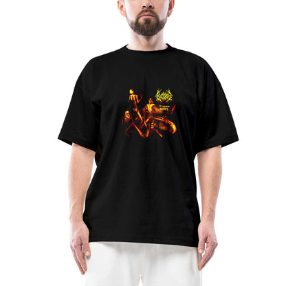 Bloodbath The Fathonhess Mastery Oversize Siyah Tişört