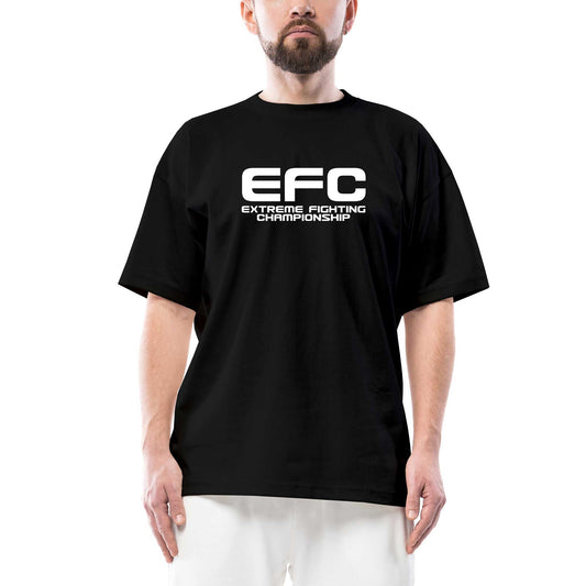 EFC TYPE Oversize Siyah Tişört
