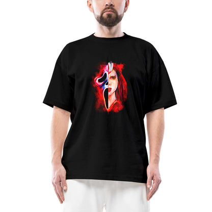 Scream Blood Oversize Siyah Tişört