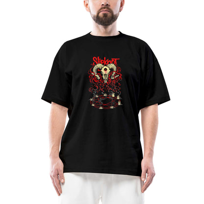Slipknot Devil Oversize Siyah Tişört