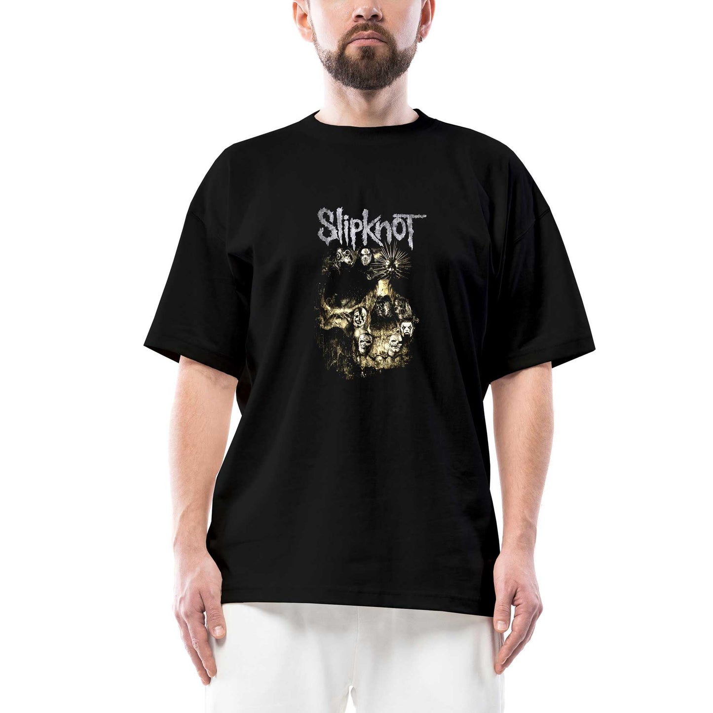 Slipknot Evil Oversize Siyah Tişört