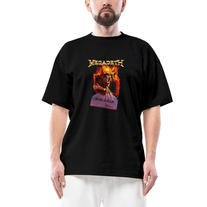 Megadeth For Sale Oversize Siyah Tişört