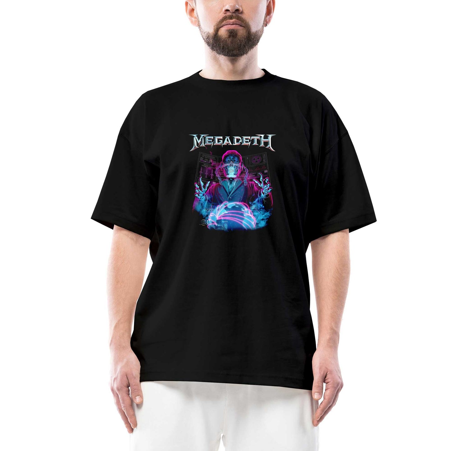 Megadeth Ruler Of The World Oversize Siyah Tişört