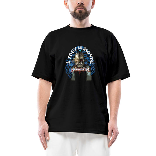 Megadeth A Tout Le Monde Oversize Siyah Tişört