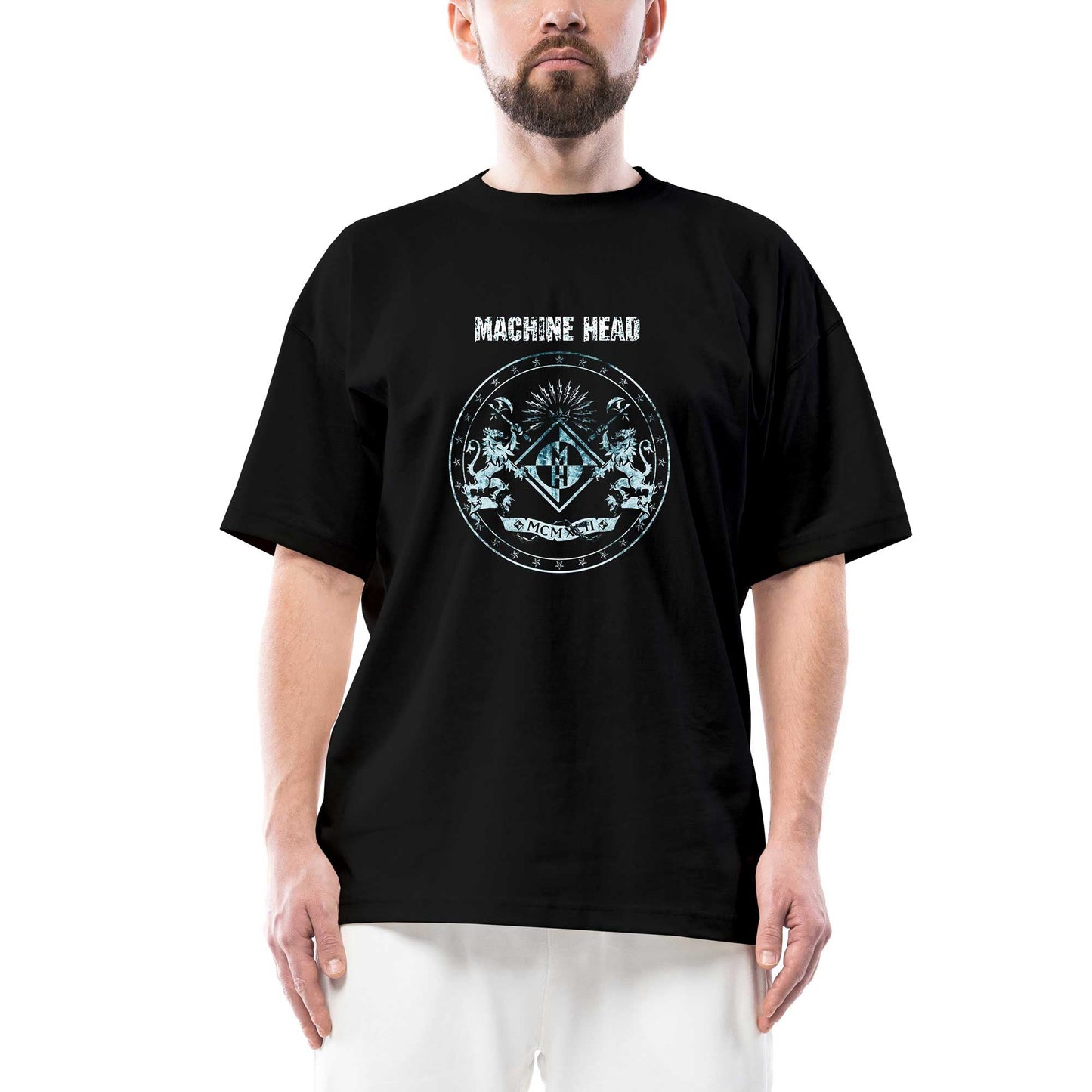 Machine Head MCMXCII Oversize Siyah Tişört