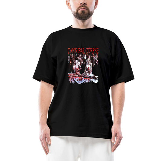 Cannibal Corpse Essential Oversize Siyah Tişört