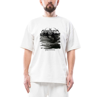 Nargaroth Jahreszeiten Oversize Beyaz Tişört