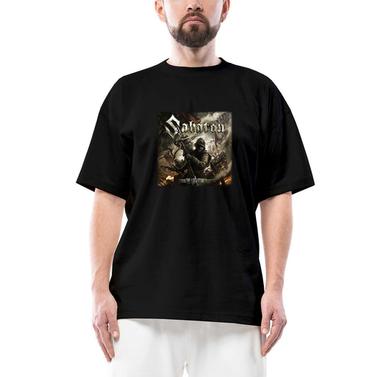 Sabaton The Last Stand Oversize Siyah Tişört